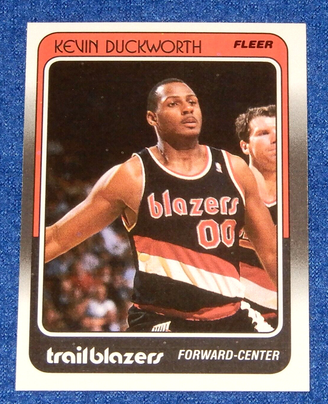 Kevin Duckworth    1988 Rookie   Fleer NBA Basketball  #93  ⭐ Trail Blazers