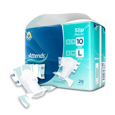 Attends Slip Regular 10 L - Pack of 26 Large Incontinence Slips Adult Nappies