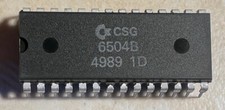 MOS/CSG  6504B 6504 Microprocessor - NOS - Rare !