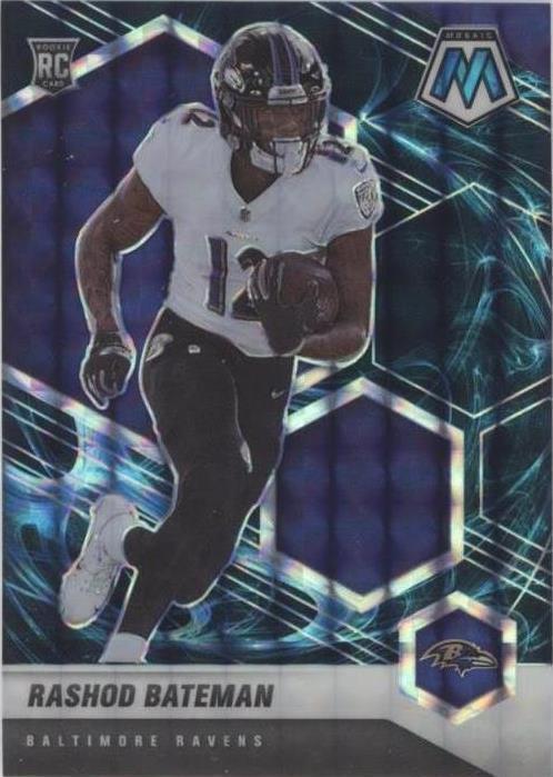 2021 Panini Mosaic - Rashod Bateman #310 Genesis - PSA9 - Super Short Print