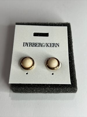 Dyrberg/Kern FINA RG WHITE earrings New