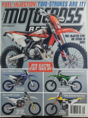 Motocross Action September 2017 2018 Electric Start Takes Off FREE SHIPPING sb