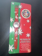 Rudolph The Red-Nosed Reindeer Watch NEW 1992 Factory Sealed Christmas Gift