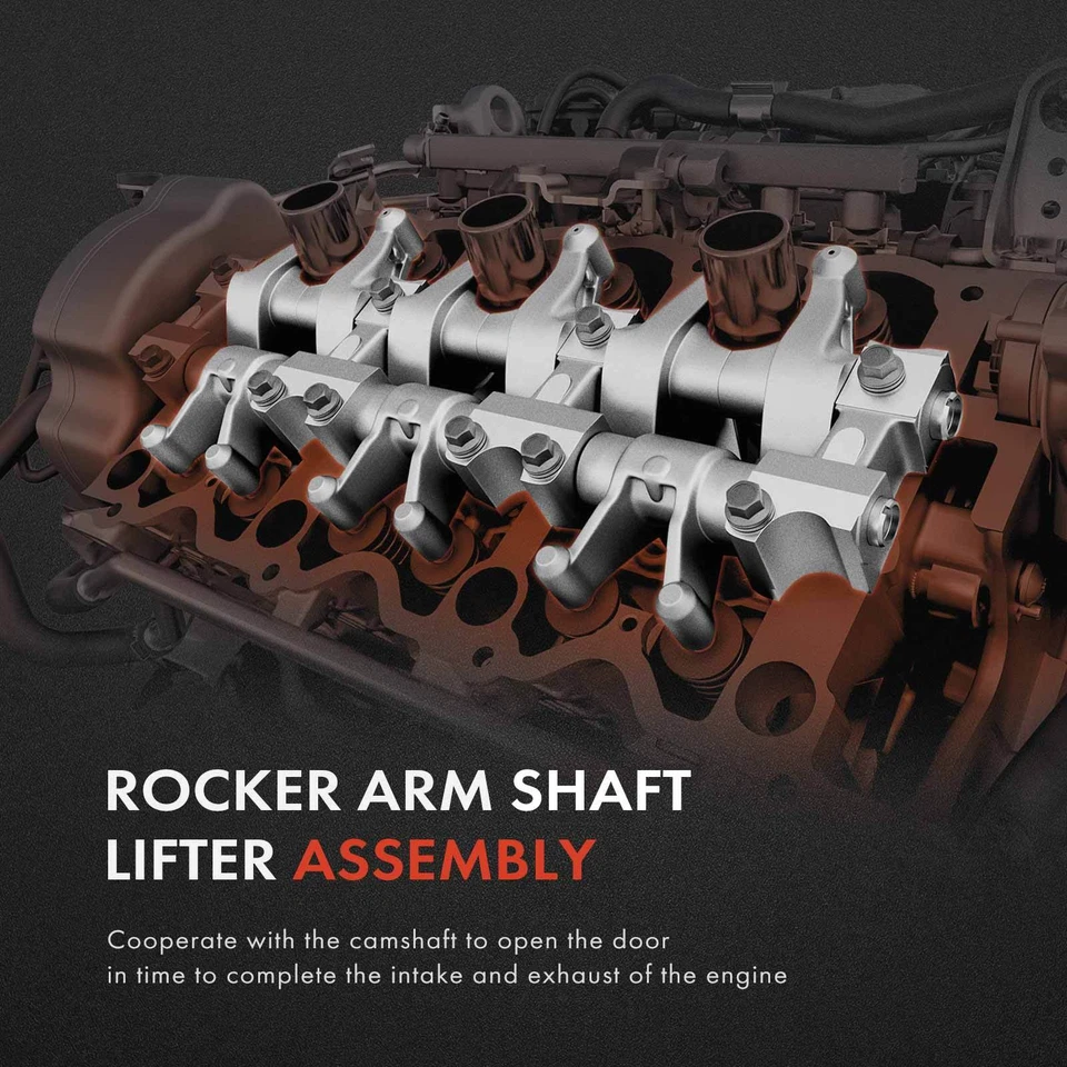 Set of 2 Rocker Arm Shaft Lifter Assembly for Chrysler 300 59-71 Dodge Plymouth - Image 2 of 4