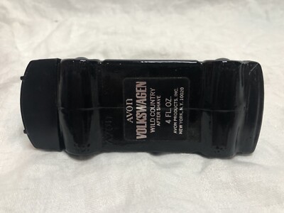 Vintage 70's Avon Windjammer After Shave Black Volkswagen Empty