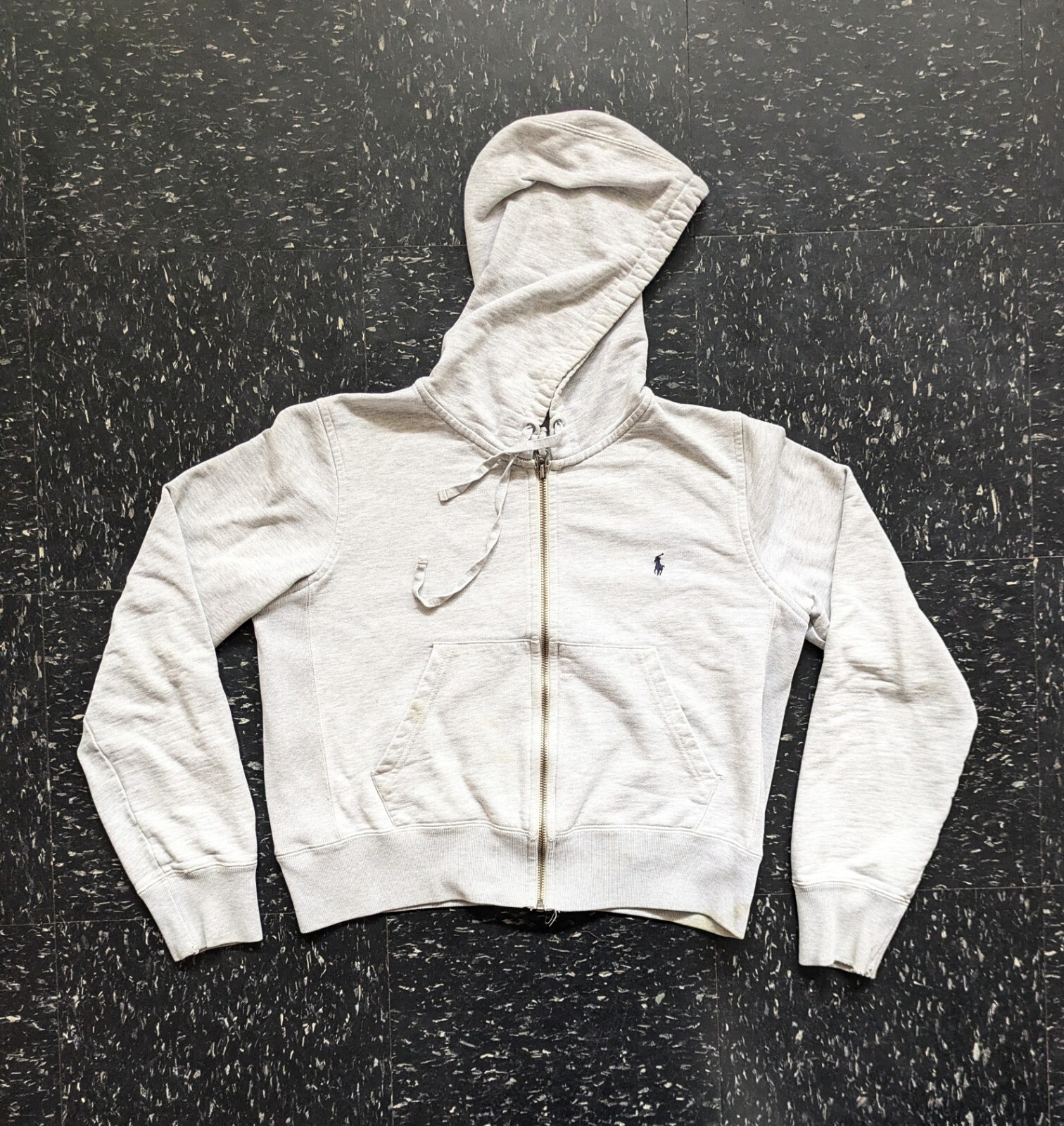 Polo Ralph Lauren Felpa con Cappuccio Ragazzo L Adulto S o M Full Zip Pony Logo