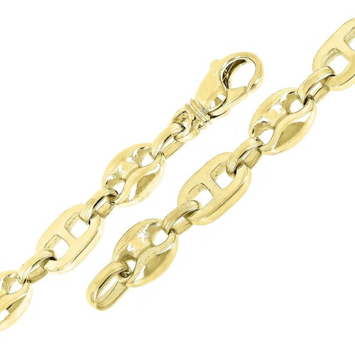 10k Yellow Gold Solid Gucci Puffy 