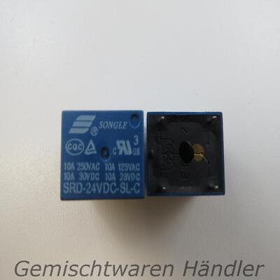 Relais 24V DC  zu 250V AC oder 30V DC Relaiskarte Relaisplatine SRD-24VDC-SL-C