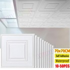 50PC Large Drop Ceiling Tiles Wall Sticker.XPE Self-adhesive.Ceiling Foam Panel