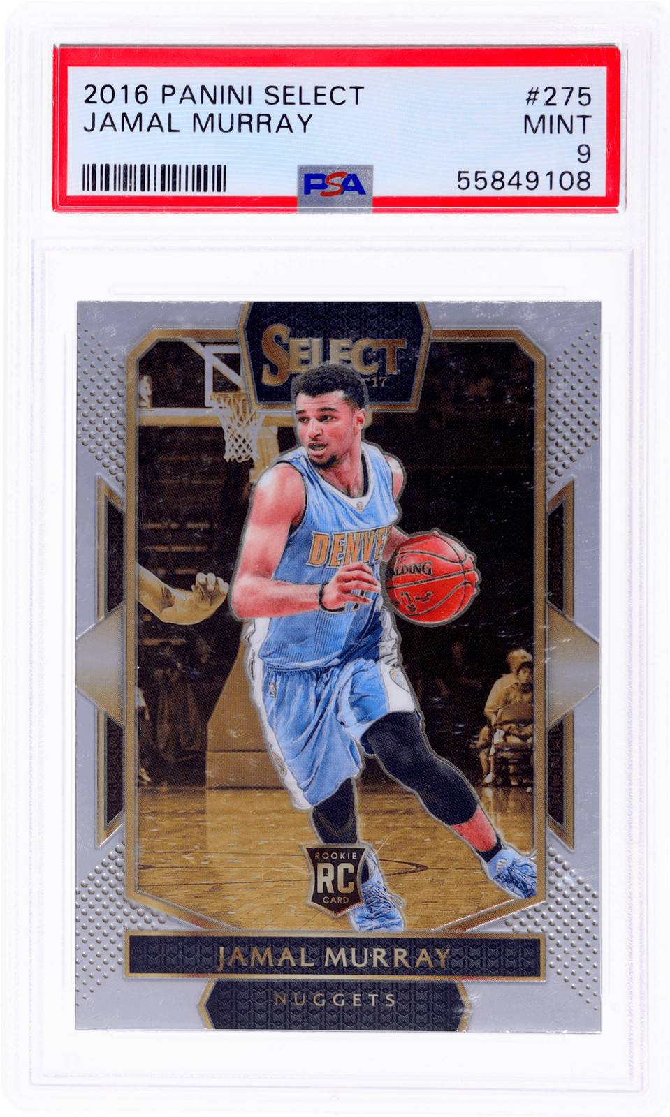 2016 Panini Select Jamal Murray Courtside #275 PSA 9 Rookie RC