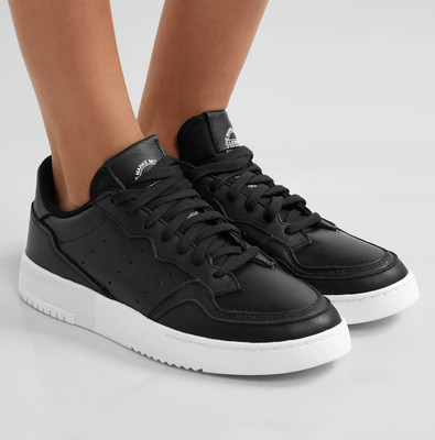 adidas Supercourt Leather Sneakers EE7727 Black/White | eBay