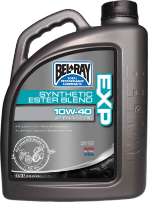 Bel Ray EXP Synthetic Ester Blend 4T Engine Oil 10W40 - 4L. #99120-B4LW