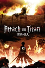 Attack On Titan - Japanese Anime Poster / Print (Key Art / Regular) (24" X 36")