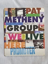 VINTAGE SATIN PAT METHENY GROUP WE LIVE HERE TOUR BACKSTAGE PASS