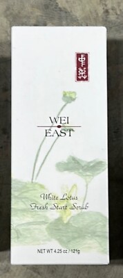 WEI EAST - WHITE LOTUS FRESH START SCRUB 4.25 OZ. - BRAND NEW IN BOX