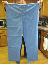 2 Pair New Medium Blue Scrubs Drawstring Pockets Bottoms Only Hospital Clinical 