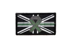 Thin Green Line Ambulance In Our Hearts Union Jack Hook Fastener Backed Patch