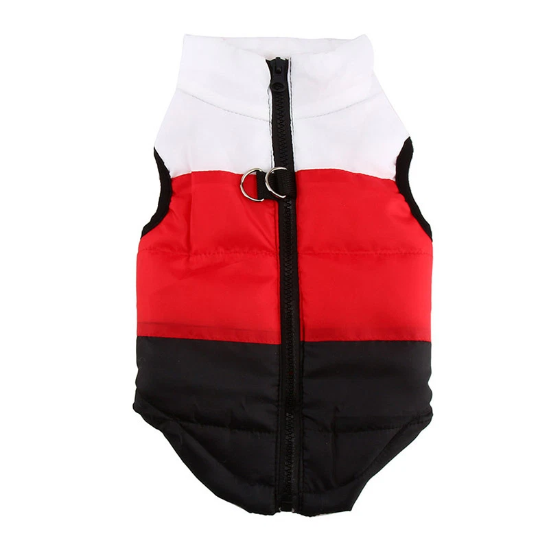 Cute Puppy Pet Small Dog Cat Winter Warm Coat Padded Vest Jacket Sizes S M L - Image 4 of 4