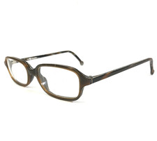Vintage la Eyeworks Eyeglasses Frames ZED 162 Brown Horn Rectangular 42-17-135