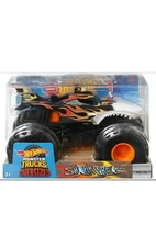 HOT WHEELS MONSTER TRUCKS OVERSIZED SHARK WREAK 1:24 SCALE METAL NEW 