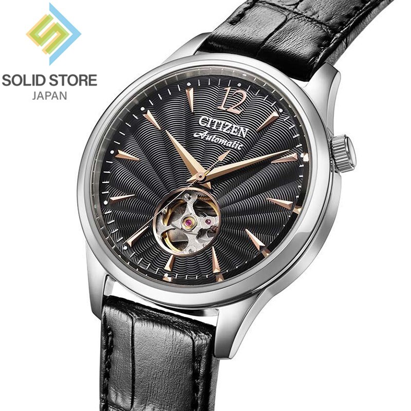 CITIZEN ダイバー 黒 CITIZEN COLLECTION NH9131-14E Mechanical Automatic Watch Leather