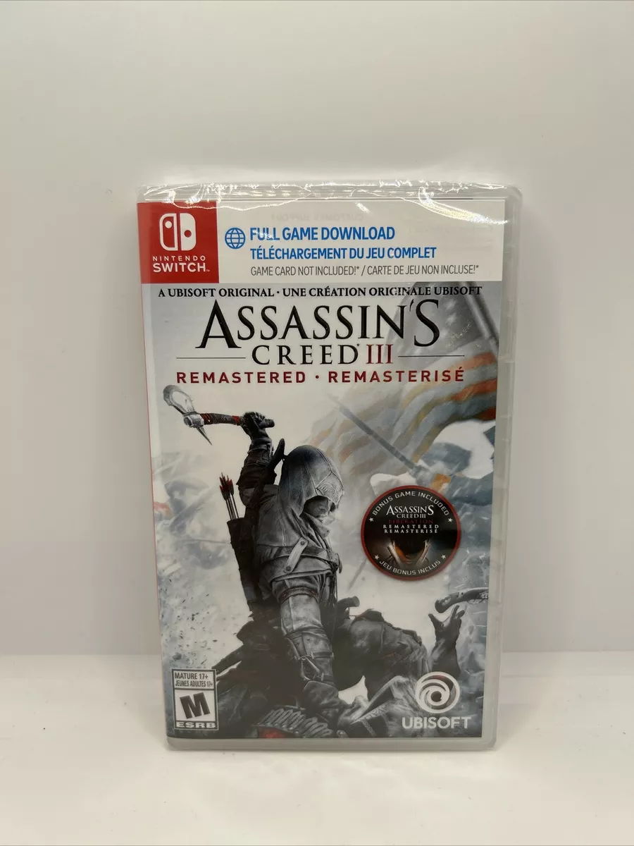  Assassin's Creed III Remastered + Assassin's Creed Liberation  Remastered NSW (Nintendo Switch) : Video Games