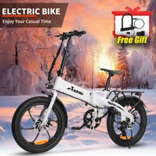850W Electric Bike 48V 10.2Ah Mountain Bike 20" Off-road For Adult Ebike 28 MPH