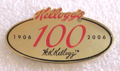 Kellogg's 100 Year Anniversary Souvenir Pin 1906-2006 The Kellogg Company