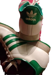 Adidas Originals Samoa Classic Men's Green White Retro Leather Sneaker Shoes 6.5 | eBay