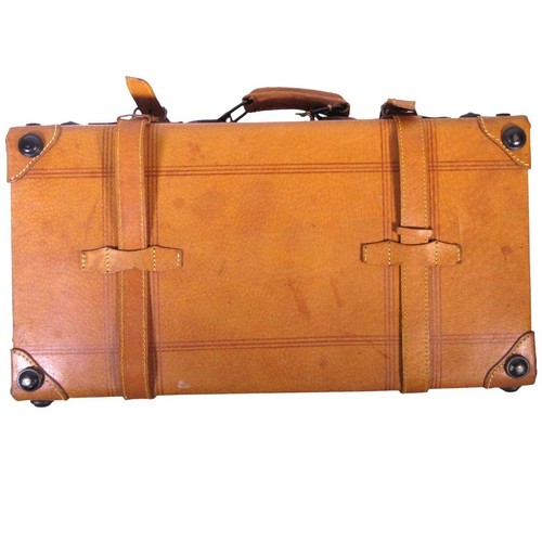 Vintage Giovanni Medium Lederkoffer Reisekoffer Vitrinenstück 19x11x7 Zoll - Bild 8 von 12