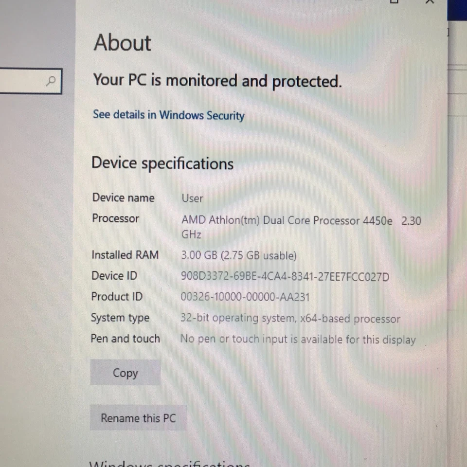 Custom Midwest Micro Desktop PC Computer - Athlon 2.30GHz 3GB Ram (Windows 10) - Image 3 of 4