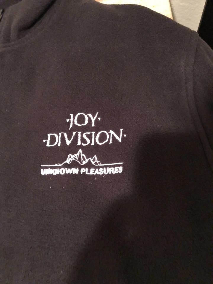 Chaqueta polar XL vintage Joy Division bordada con cremallera Foto 2 de 4