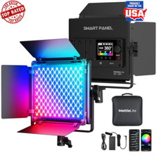 RGB LED Video Light APP Control 360  Full Color Adjustable Brightness 10 Effects