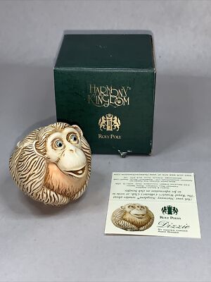 Harmony Kingdom Roly Poly ''Dizzie'' Chimpanzee Trinket Box