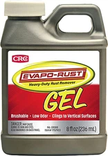 CRC Evapo-Rust Gel Rust Remover, 8 Fl Oz, Rust Remover for Vertical Surfaces