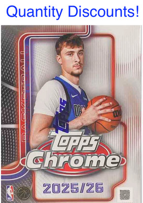 2025 Topps Chrome Basketball Base 201-300 Quantity Discounts!