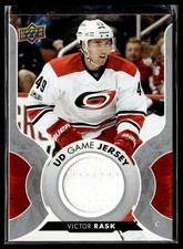 2017-18 Upper Deck UD Game Jerseys Victor Rask Carolina Hurricanes #GJ-VR
