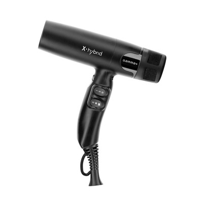 Gamma Piu X-Hybrid Profi Haartrockner Schwarz Matt