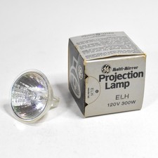 General Electric GE Multi-Mrror Projector Lamp Bulb ELH 120V 300W New Old Stock