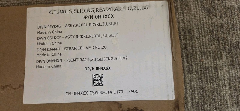 Dell DP/N0H4X6X ReadyRails II Sliding Rail Kit 