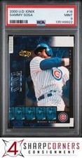 2000 UPPER DECK IONIX #16 SAMMY SOSA CUBS POP 5 PSA 9