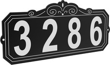 House Numbers for Outside, Address Signs for Houses, House Numbers Waterproof, A