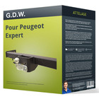 Attelage pour Peugeot Expert type V démontable avec outil G.D.W. TOP