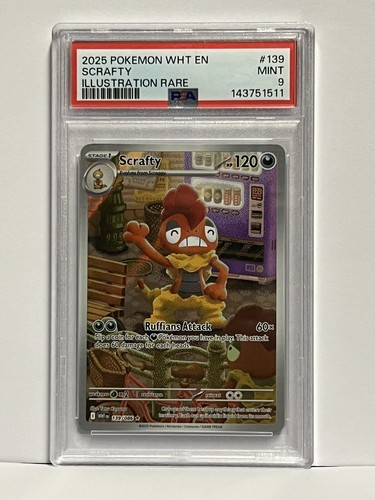 Scrafty graded PSA 9 for sale on eBay