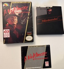 Nightmare on Elm Street NES Complete Vintage Nintendo 80s Ljn Horror Freddy Kru
