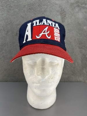 Rare VTG 1990s Drew Pearson  Clutch Player  Atlanta Braves Snapback Hat NEW!