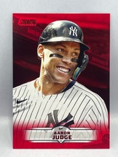 AARON JUDGE Red Parallel 2025 Topps Stadium Club - New York Yankees