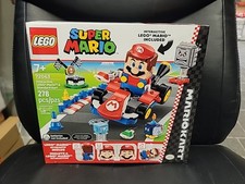 Lego Super Mario Interactive Mario & Kart 278pcbuilding Set 72043 Nib Shipsfree