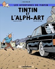Tintin et l'Alph-Art Yves Rodier Hergé (pastiche)
