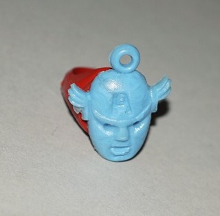 RARE 1960S CAPTAIN AMERICA MARVEL COMICS PLASTIC PREMIUM CHARM RING NICE!